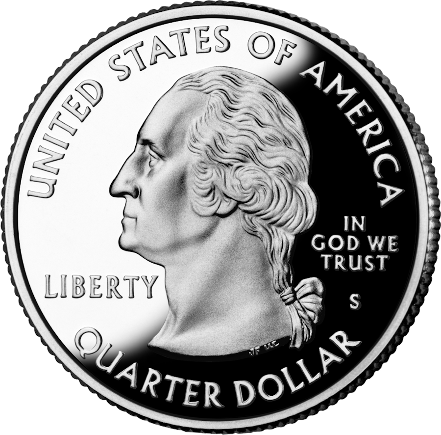 Iowa state quarter obverse